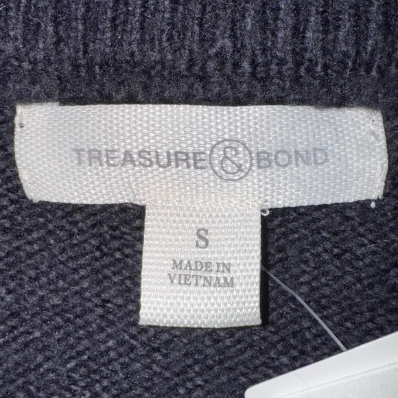 Treasure & Bond Oversize V-Neck Sweater. Size Small. NWT - Picture 4 of 11